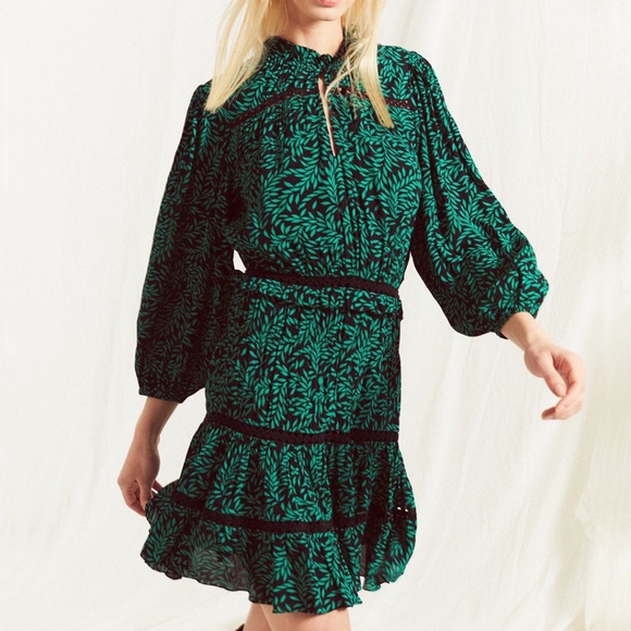 NWT JOIE Salama Printed Mini Dress - Picture 9 of 12